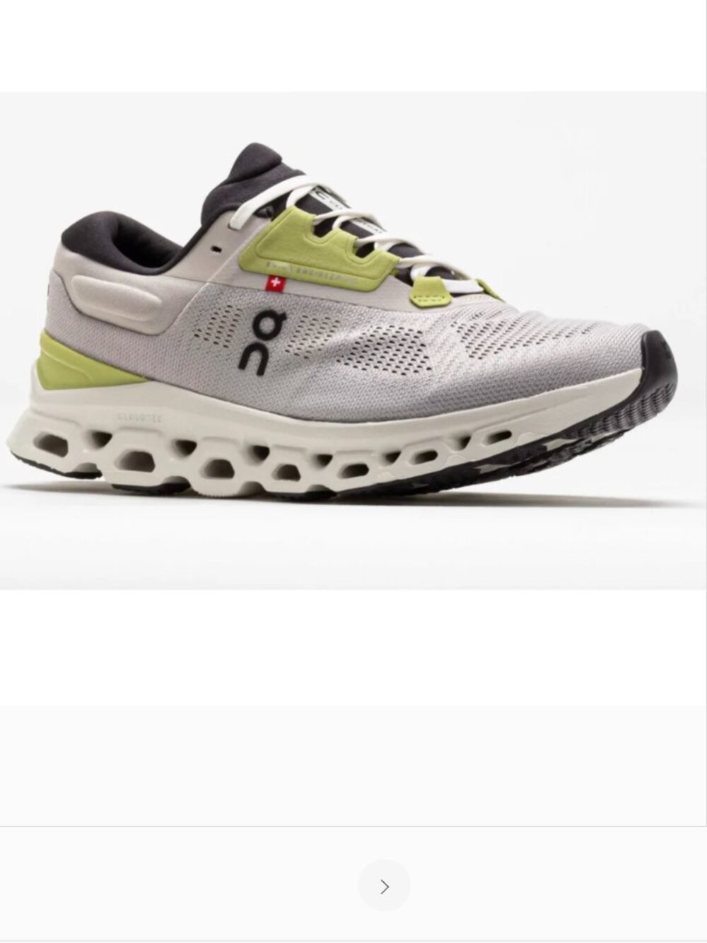 On Cloud Cloudstratus 3 Cloudrunner Running Shoes Pearl Ivory Women's Size 7